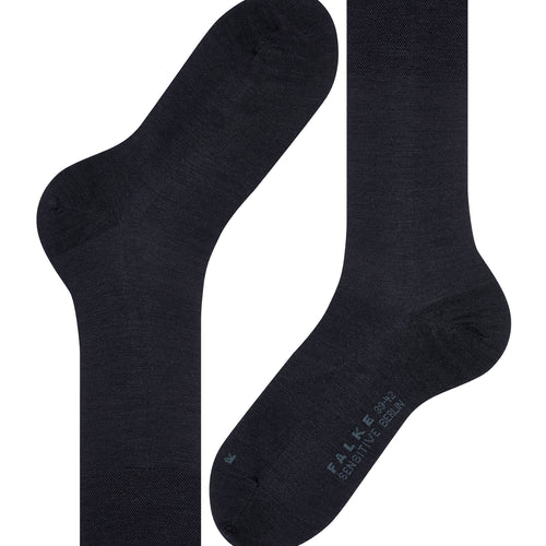 14416 Sensitive Berlin Sensitive Berlin Wool And Cotton Sock - 6370 Dark Navy