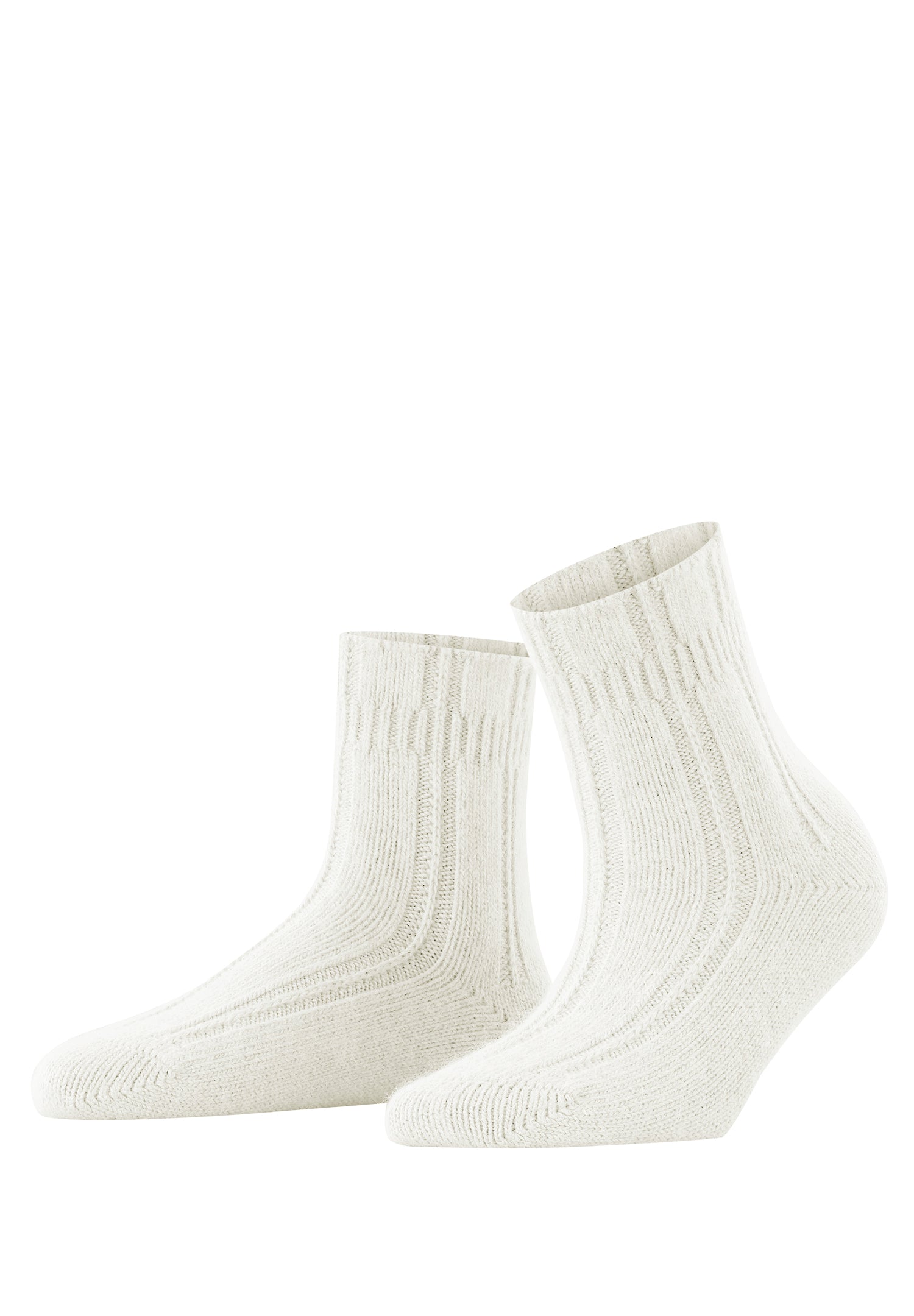 47470 Angora Bedsock Fluffy Angora Blend Slipper Sock - 2049 Cream