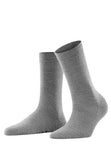 Softmerino Women's Softmerino Wool Sock | Light Grey Melange 47488-3830