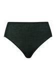 Celeste Wool And Silk Lace Trim Full Briefs | Dark Malachite 70819-2709
