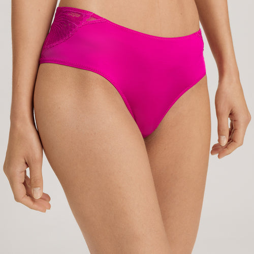 Lilith Lace Trim Hi-Cut Briefs | Very Berry 70841-1370