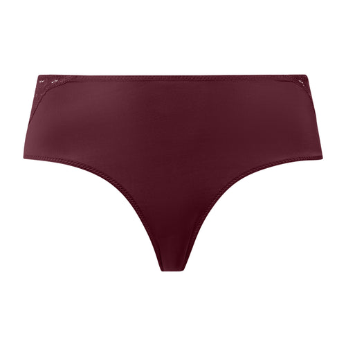 Lilith Lace Trim Hi-Cut Briefs | Vivid Brown 70841-2421
