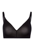 Smooth Illusion Semi-Transparent Tulle Soft Cup Bra | Black 70842-019