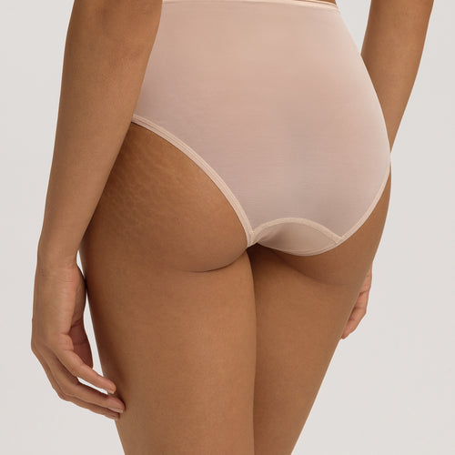 Smooth Illusion Semi-Transparent Tulle Full Briefs | Beige 70845-274