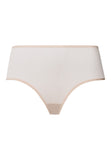 Smooth Illusion Semi-Transparent Tulle Full Briefs | Beige 70845-274
