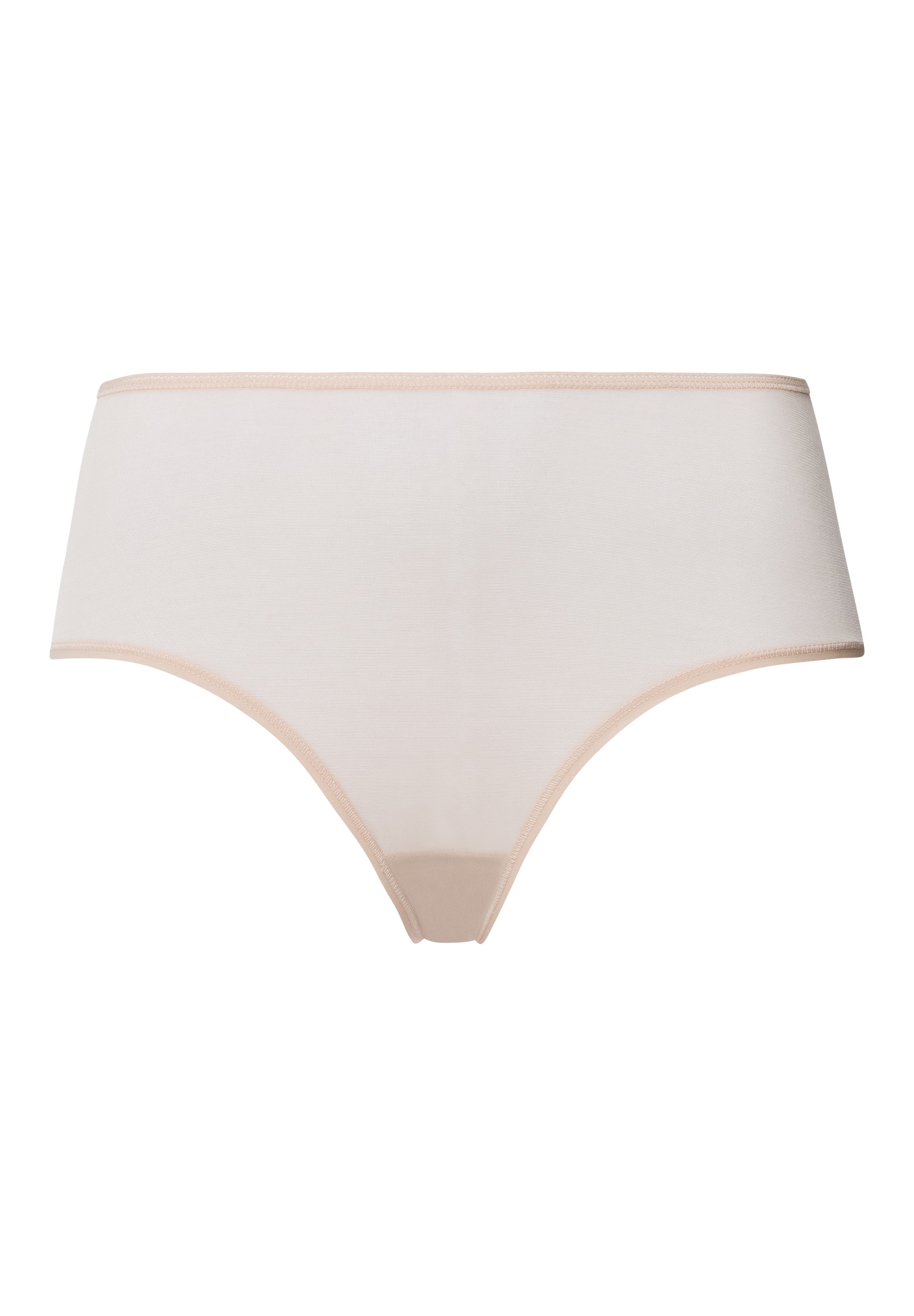 Smooth Illusion Semi-Transparent Tulle Full Briefs | Beige 70845-274
