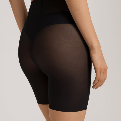 Smooth Illusion Semi-Transparent Tulle Bike Shorts | Black 70846-019