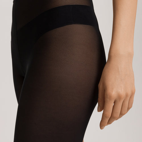 Smooth Illusion Semi-Transparent Tulle Bike Shorts | Black 70846-019