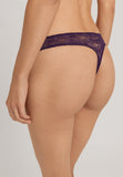 Ruby Geometric Lace Thong | Amethyst 70854-2431