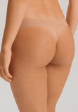 Invisible Cotton Cotton Blend Thong | Beige 71242-1272
