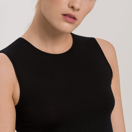 71261 Soft Touch Built Up Tank - 019 Black