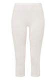 71419 Woolen Silk W Crop Leggings - 795 Cygne