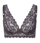 Luxury Moments Lace Soft Cup Bra | Black Pearl 71465-2183