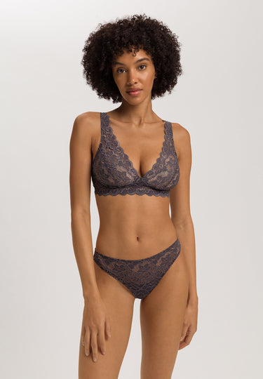 Luxury Moments Lace Soft Cup Bra | Black Pearl 71465-2183