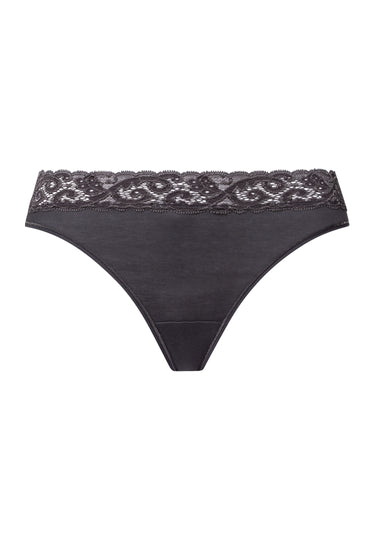 Moments Hi Cut Brief | Black Pearl 71481-2183