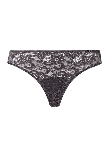 Luxury Moments Thong | Black Pearl 71507-2183
