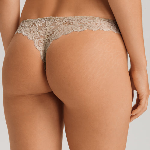 Luxury Moments Thong | Iced Cappuccino 71507-2846