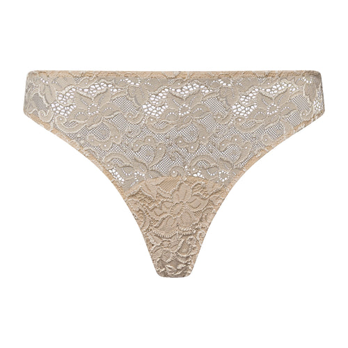 Luxury Moments Thong | Iced Cappuccino 71507-2846