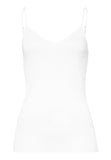 71601 Cotton Seamless V-Neck Camisole - 101 White