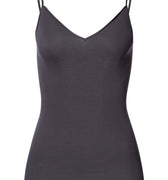 Cotton Seamless V-Neck Camisole | Black Pearl 71601-2183