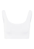71810 Touch Feeling Crop Top - 101 White