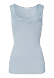Cotton Delight Lace-Trim Cotton Tank Top | Sea Breeze 71837-2622
