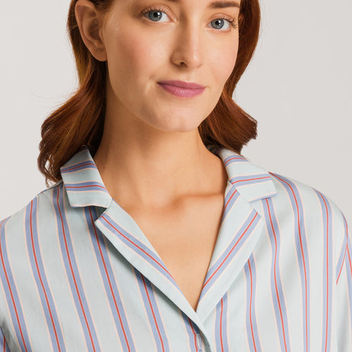 Sleep And Lounge Long Sleeve Pajama Set | Balanced Stripe 72414-2164