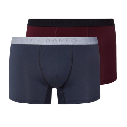 Cotton Essentials Boxer Briefs 2-Pack | Barolo / Ombre Blue 73078-3047