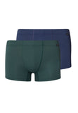Cotton Essentials 2 Pack Boxer Brief With Covered Waistband | Herb Tea / Vint Indigo 73079-3022
