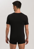 73089 Cotton Superior V-Neck Shirt - 199 Black