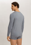 Natural Function Tencel™ And Cotton Fitted V-Neck Top | Cliff Grey 73187-2680