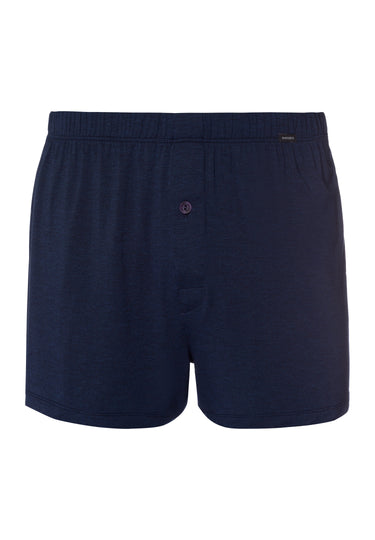 Casuals Single Jersey Boxers With Button Fly | Deep Navy 73207-1610