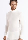 73403 Woolen Silk M Turtleneck Shirt - 795 Cygne