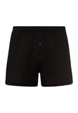 73505 Cotton Sporty Knit Boxer With Button Fly - 199 Black