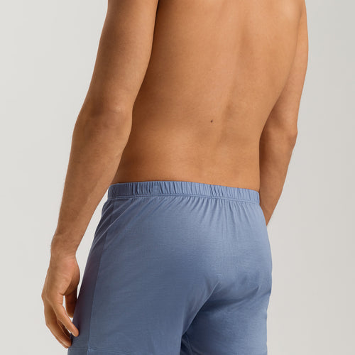 Cotton Sporty Knit Boxer With Button Fly | Dusky Aqua 73505-2586