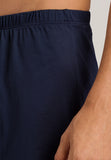 73505 Cotton Sporty Knit Boxer With Button Fly - 593 Midnight Navy