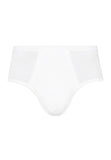 73630 Cotton Pure Full Brief With Fly - 101 White