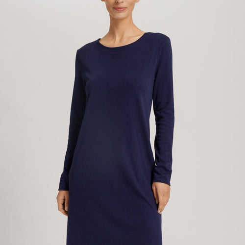 Malena Soft Cotton Nightgown | Night Blue 74764-2624