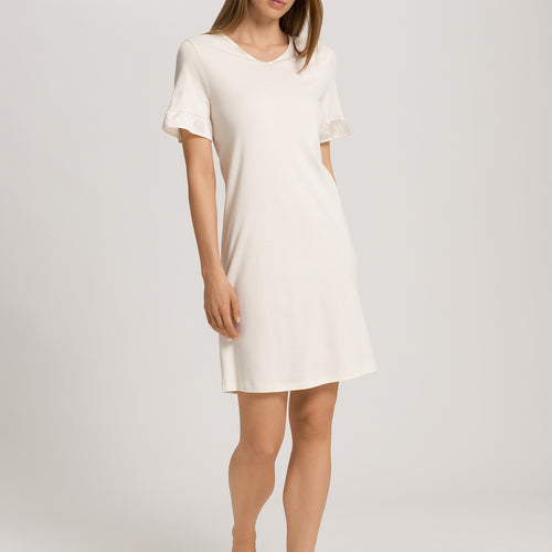 Claire Tencel™ And Cotton Nightgown | Misty White 74767-2123