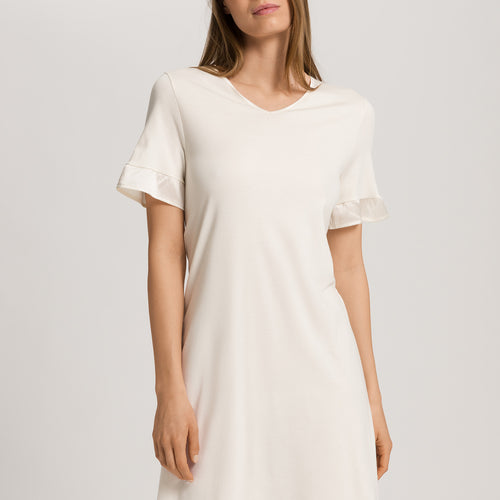 Claire Tencel™ And Cotton Nightgown | Misty White 74767-2123