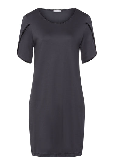 Una Crochetta Stitch Cotton Nightgown | Black Pearl 74771-2183