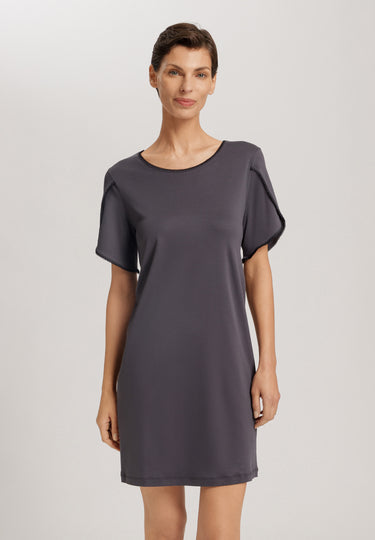 Una Crochetta Stitch Cotton Nightgown | Black Pearl 74771-2183