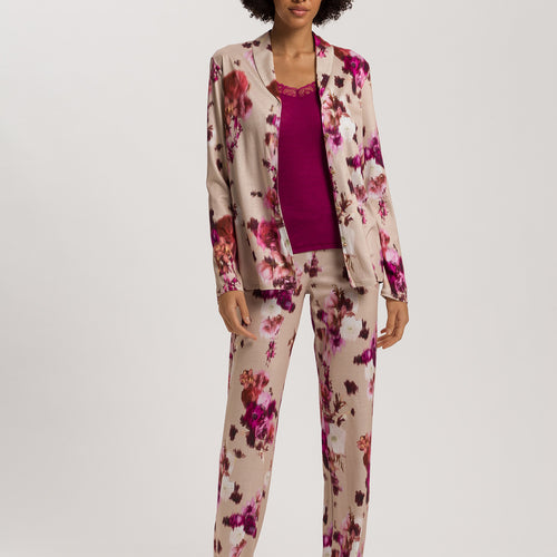 Olivia Soft Tencel™ Collared Shirt | Flower Art Print 74775-3051