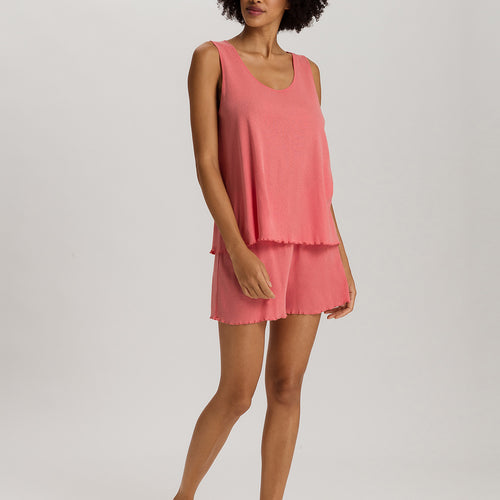 Serena Cotton And Linen Short Pajama Set | Lantana 74793-2347