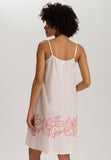 Liz Cotton Spaghetti Chemise With Embroidery 100cm | Melon Soda 74795-2337