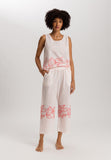 Liz Cotton Crop Pants With Embroidery | Melon Soda 74798-2337