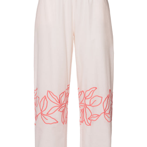Liz Cotton Crop Pants With Embroidery | Melon Soda 74798-2337