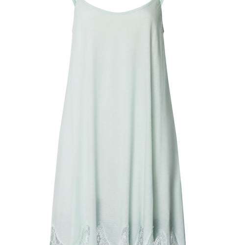 Melia Scalloped Lace Spaghetti Chemise 95cm | Ice Flow 74801-2577