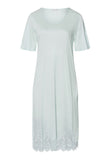 Melia Scalloped Lace Round Neck Nightgown | Ice Flow 74802-2577