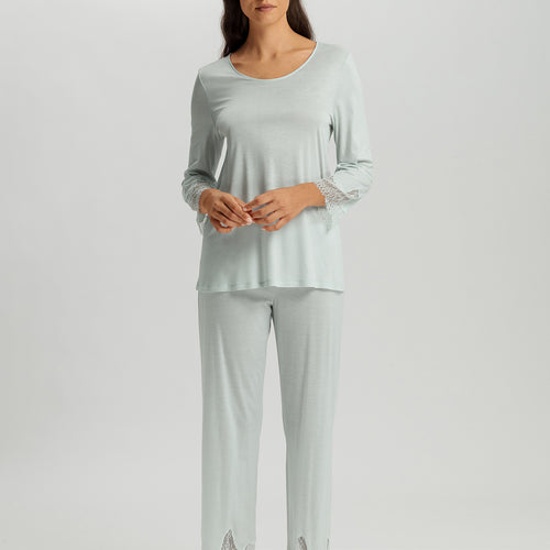 Melia Scalloped Lace Pajama Set | Ice Flow 74803-2577